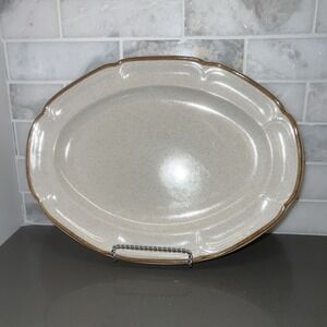 Baroque Hearthside Stonewear Serving Platter